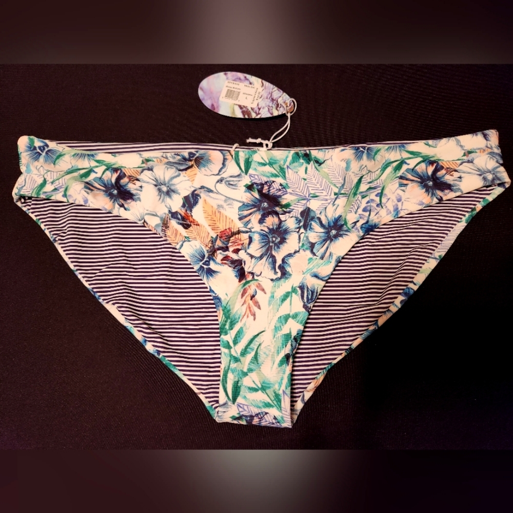 Bathsuit Bottoms. PRANA Brand. Size Large. New With Tags. REVERSIBLE